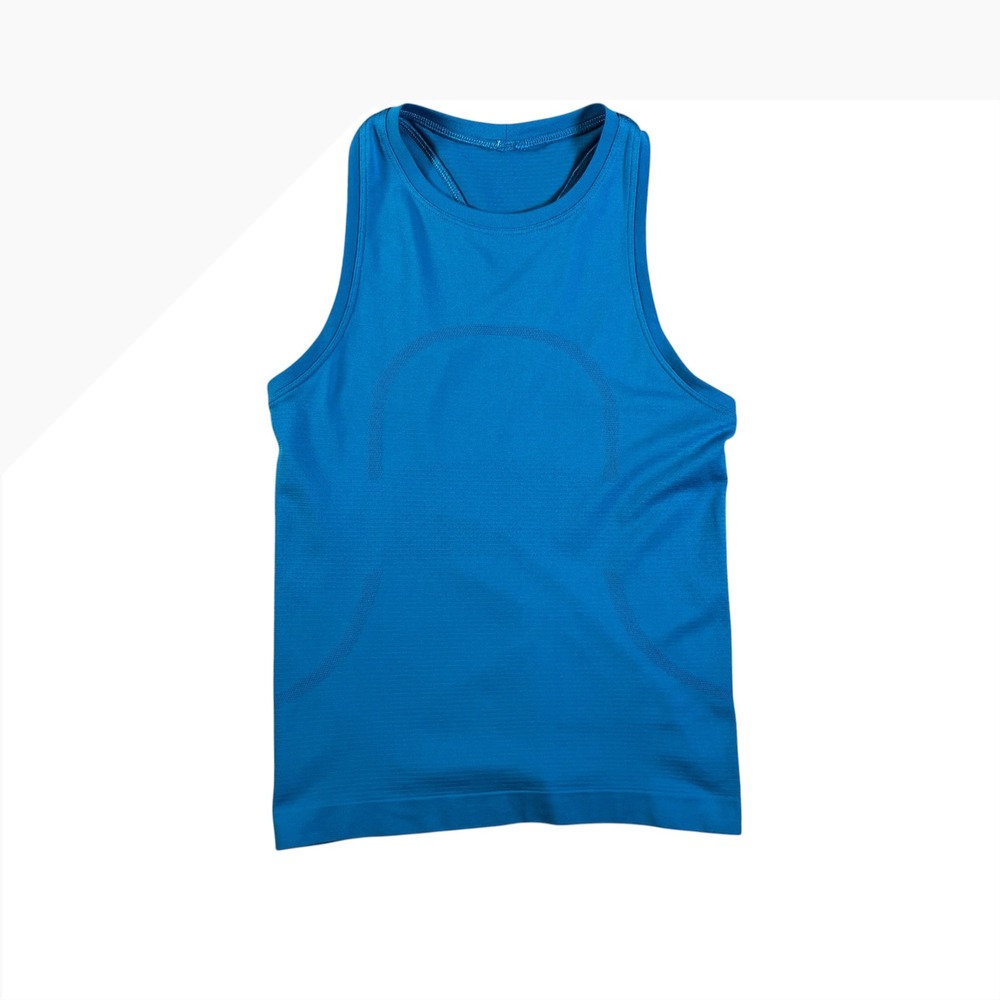Lululemon Swiftly Tech Racerback Tank Top 2.0 Blue Size 2 Activewear Womens